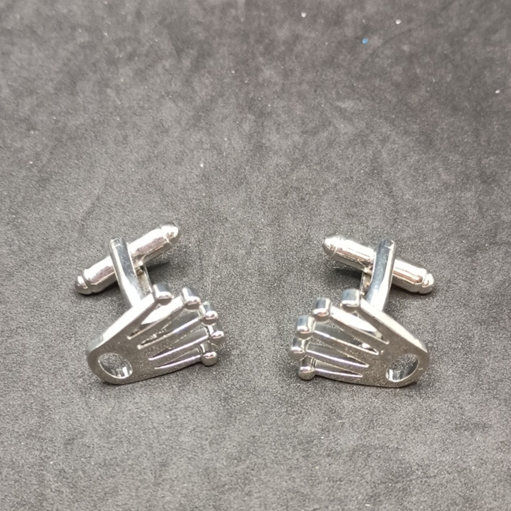 Stylish Silver Cufflinks